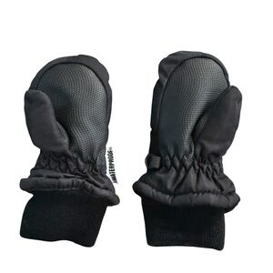 Black Insulated Mittens